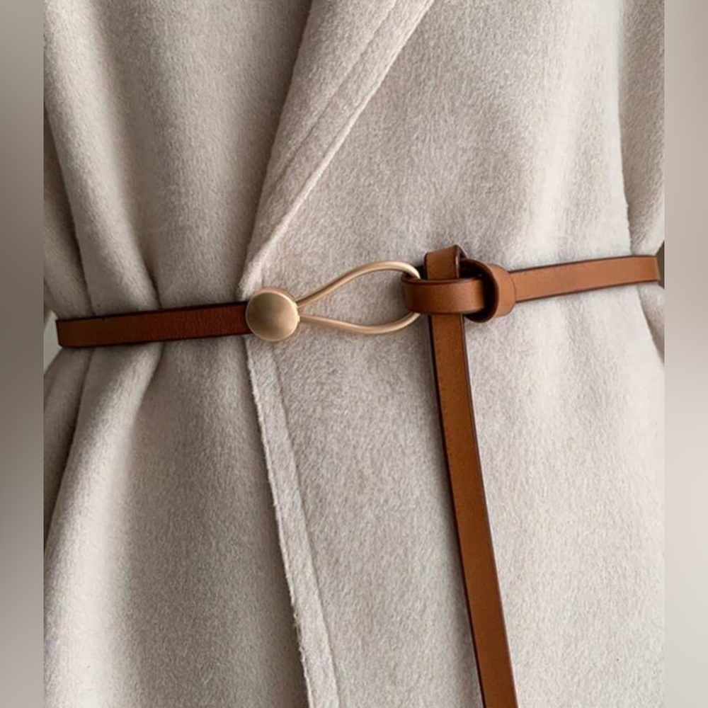 New Wrap Knot Me Belt brown New